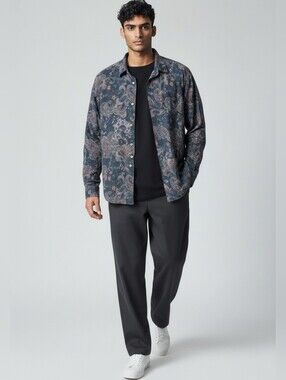 Zara Paisley Print Button Up Shirt